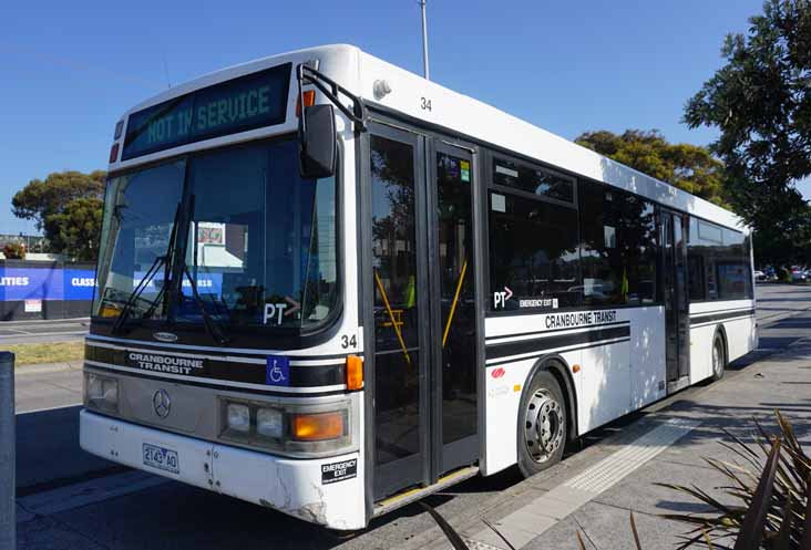 Cranbourne Transit Mercedes O405NH Volgren CR221L 34